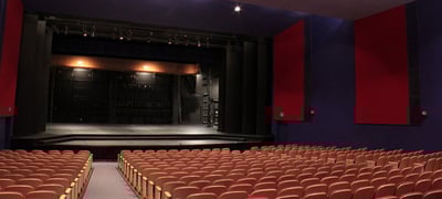 Inside Spanos theater