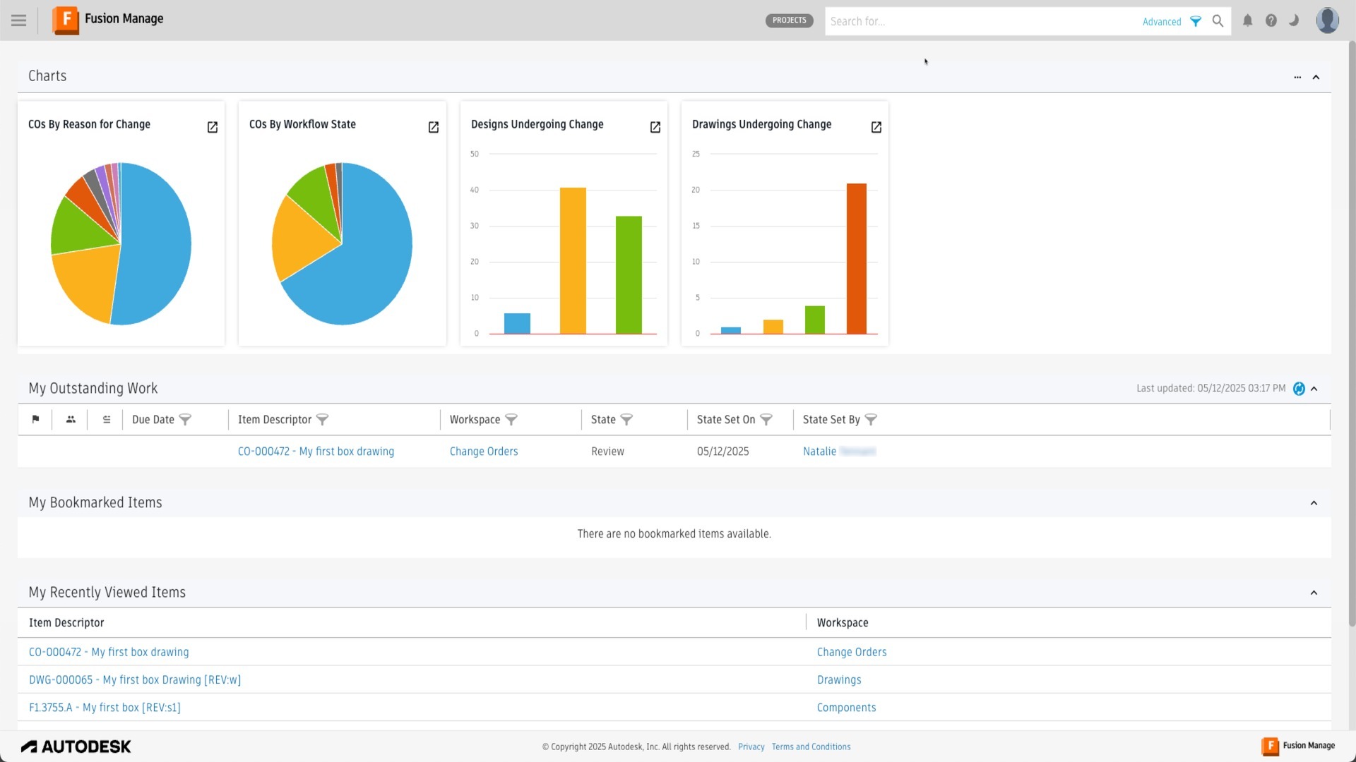 Fusion Manage interface