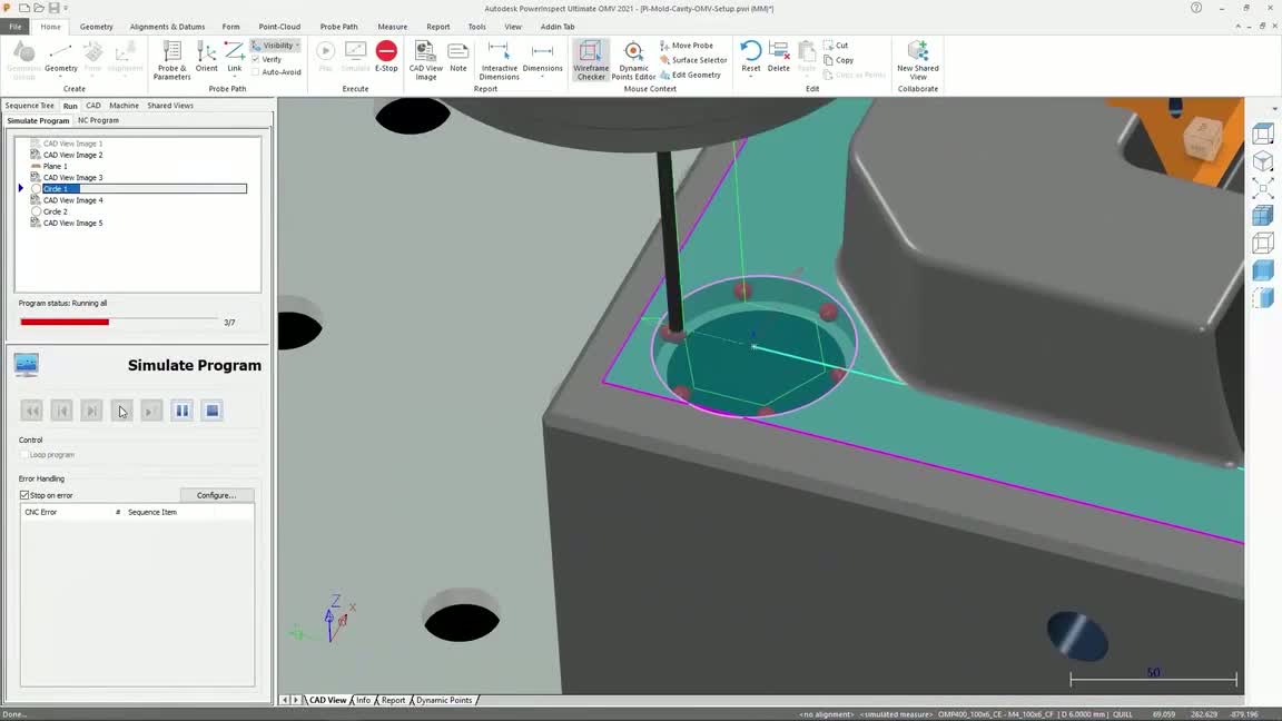 PowerInspect interface
