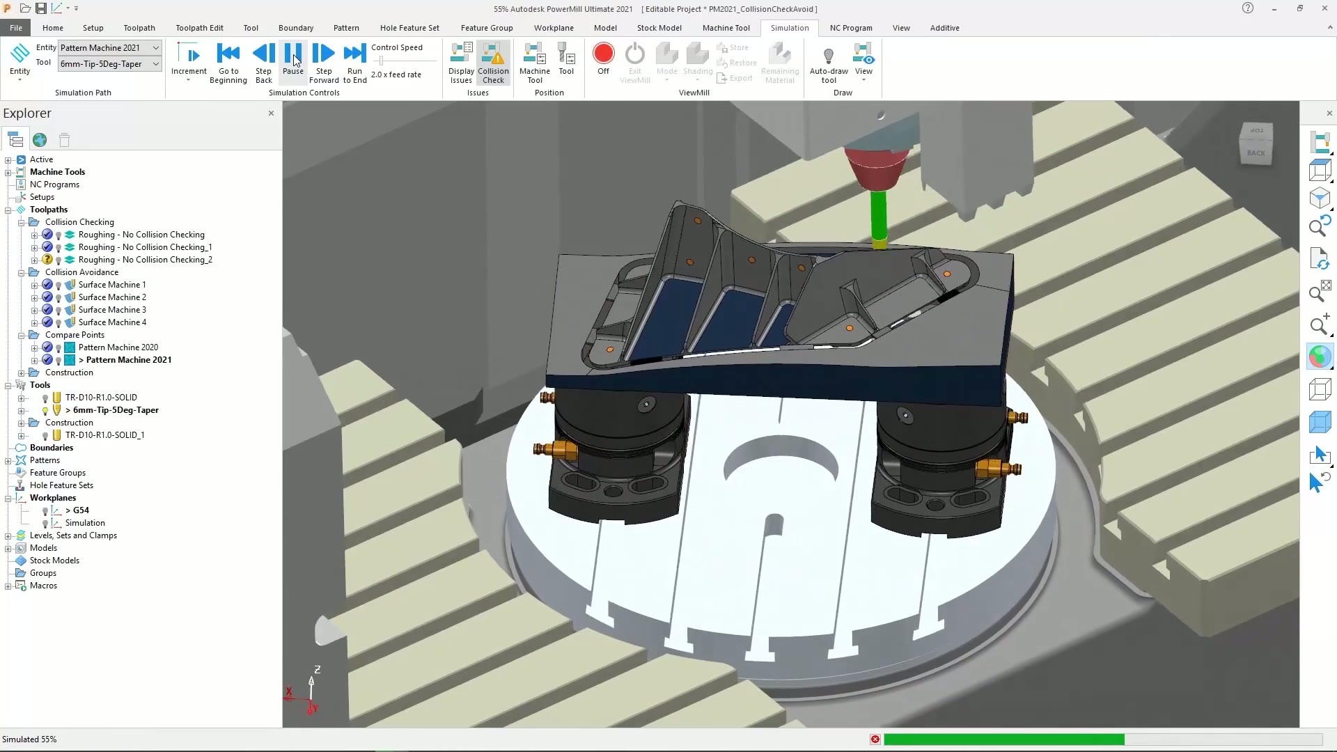 PowerMill interface